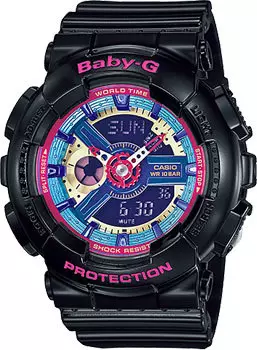 Японские наручные женские часы Casio BA-112-1A. Коллекция Baby-G