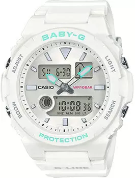 Японские наручные женские часы Casio BAX-100-7AER. Коллекция Baby-G