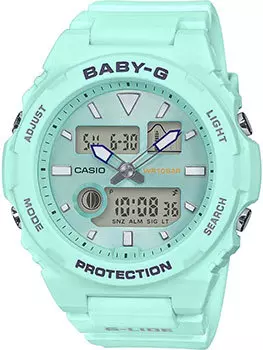 Японские наручные женские часы Casio BAX-100-3AER. Коллекция Baby-G