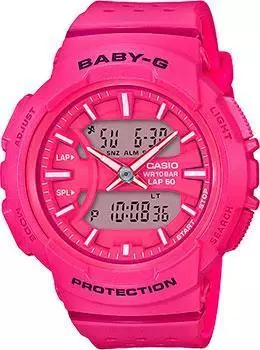 Японские наручные женские часы Casio BGA-240-4A. Коллекция Baby-G