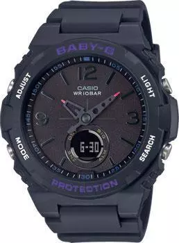 Японские наручные женские часы Casio BGA-260-1AER. Коллекция Baby-G