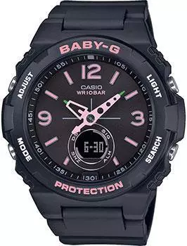 Японские наручные женские часы Casio BGA-260SC-1AER. Коллекция Baby-G