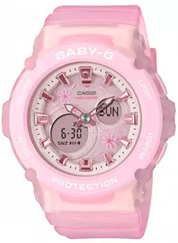 Японские наручные женские часы Casio BGA-270FL-4A. Коллекция Baby-G