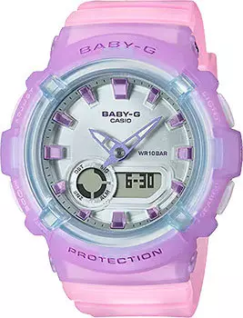 Японские наручные женские часы Casio BGA-280-6A. Коллекция Baby-G