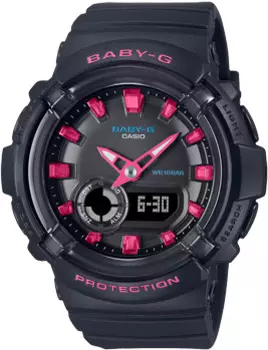 Японские наручные женские часы Casio BGA-280DN-1A. Коллекция Baby-G