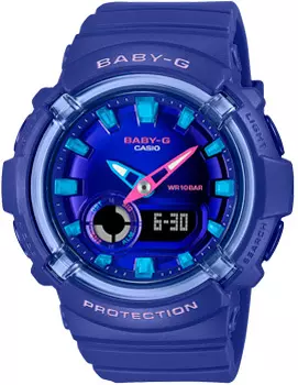 Японские наручные женские часы Casio BGA-280DN-2A. Коллекция Baby-G