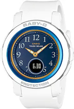 Японские наручные женские часы Casio BGA-S290SS-2A. Коллекция Baby-G