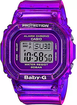 Японские наручные женские часы Casio BGD-560S-6ER. Коллекция Baby-G