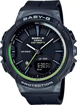 Японские наручные женские часы Casio BGS-100-1A. Коллекция Baby-G