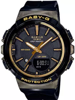 Японские наручные женские часы Casio BGS-100GS-1A. Коллекция Baby-G