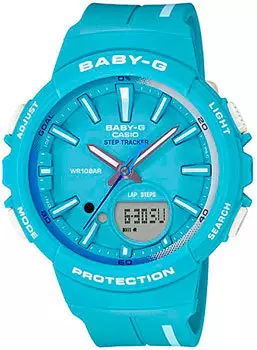 Японские наручные женские часы Casio BGS-100RT-2A. Коллекция Baby-G