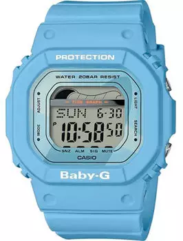 Японские наручные женские часы Casio BLX-560-2E. Коллекция Baby-G