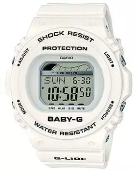 Японские наручные женские часы Casio BLX-570-7ER. Коллекция Baby-G
