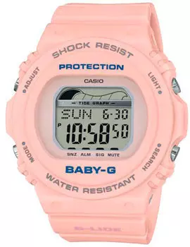 Японские наручные женские часы Casio BLX-570-4ER. Коллекция Baby-G