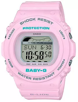 Японские наручные женские часы Casio BLX-570-6ER. Коллекция Baby-G