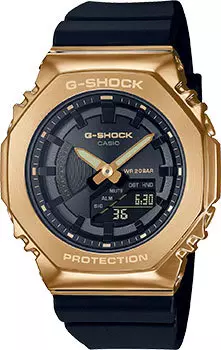 Японские наручные женские часы Casio GM-S2100GB-1A. Коллекция G-Shock