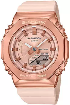 Японские наручные женские часы Casio GM-S2100PG-4A. Коллекция G-Shock