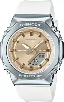 Японские наручные женские часы Casio GM-S2110-7A9. Коллекция G-Shock