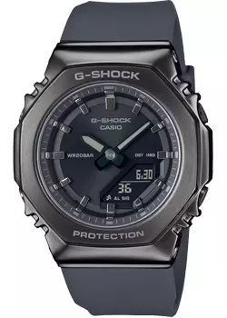 Японские наручные женские часы Casio GM-S2110B-8A. Коллекция G-Shock