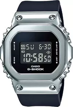 Японские наручные женские часы Casio GM-S5600-1ER. Коллекция G-Shock