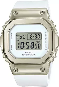 Японские наручные женские часы Casio GM-S5600G-7ER. Коллекция G-Shock