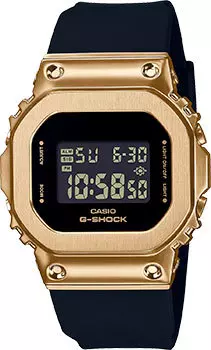 Японские наручные женские часы Casio GM-S5600GB-1. Коллекция G-Shock