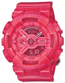Японские наручные женские часы Casio GMA-S110CC-4A. Коллекция G-Shock