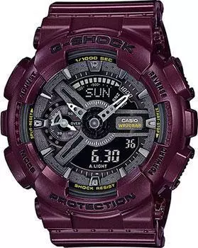 Японские наручные женские часы Casio GMA-S110MC-6A. Коллекция G-Shock