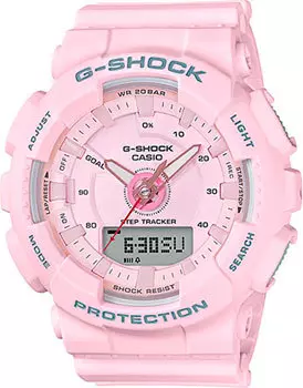 Японские наручные женские часы Casio GMA-S130-4A. Коллекция G-Shock