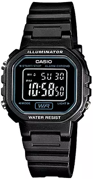 Японские наручные женские часы Casio LA-20WH-1B. Коллекция Digital