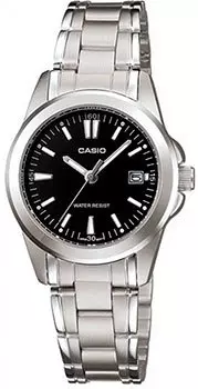Японские наручные женские часы Casio LTP-1215A-1A. Коллекция Analog