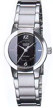 Японские наручные женские часы Casio LTP-1230D-1C. Коллекция Metal Fashion