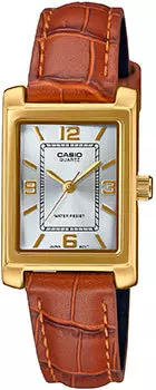 Японские наручные женские часы Casio LTP-1234GLL-7A. Коллекция Analog