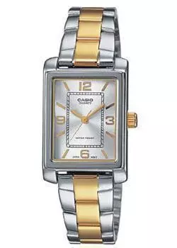 Японские наручные женские часы Casio LTP-1234PSG-7A. Коллекция Analog