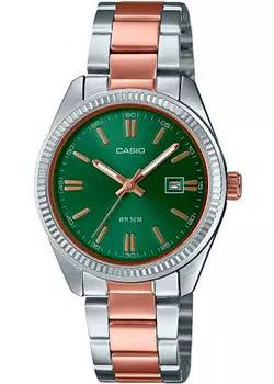 Японские наручные женские часы Casio LTP-1302PRG-3A. Коллекция Analog