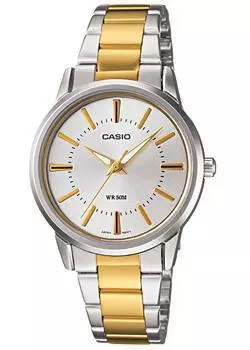Японские наручные женские часы Casio LTP-1303SG-7A. Коллекция Analog