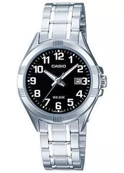 Японские наручные женские часы Casio LTP-1308PD-1B. Коллекция Analog