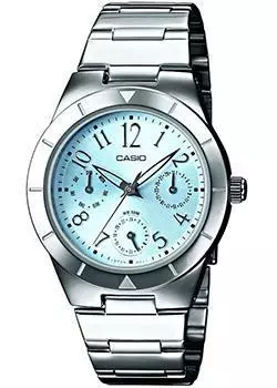 Японские наручные женские часы Casio LTP-2069D-2A2. Коллекция Analog