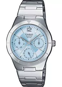 Японские наручные женские часы Casio LTP-2069D-2A. Коллекция Analog