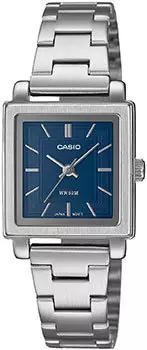 Японские наручные женские часы Casio LTP-E176D-2A. Коллекция Analog