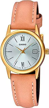 Японские наручные женские часы Casio LTP-V002GL-7B3. Коллекция Analog