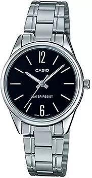 Японские наручные женские часы Casio LTP-V005D-1B. Коллекция Analog