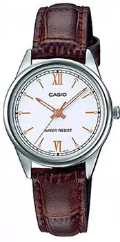 Японские наручные женские часы Casio LTP-V005L-7B3. Коллекция Analog