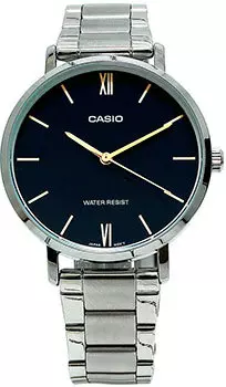 Японские наручные женские часы Casio LTP-VT01D-1B. Коллекция Analog
