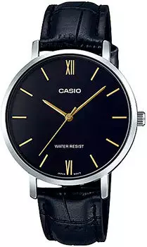 Японские наручные женские часы Casio LTP-VT01L-1B. Коллекция Analog