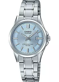 Японские наручные женские часы Casio LTS-100D-2A1VEF. Коллекция Analog