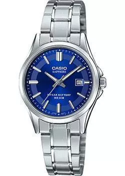 Японские наручные женские часы Casio LTS-100D-2A2VEF. Коллекция Analog