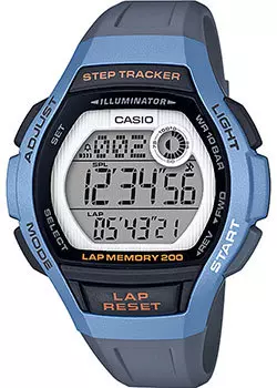 Японские наручные женские часы Casio LWS-2000H-2AVEF. Коллекция Digital