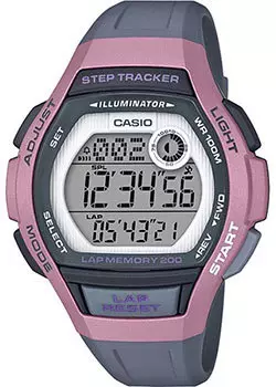 Японские наручные женские часы Casio LWS-2000H-4AVEF. Коллекция Digital