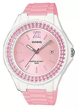 Японские наручные женские часы Casio LX-500H-4E5VEF. Коллекция Analog